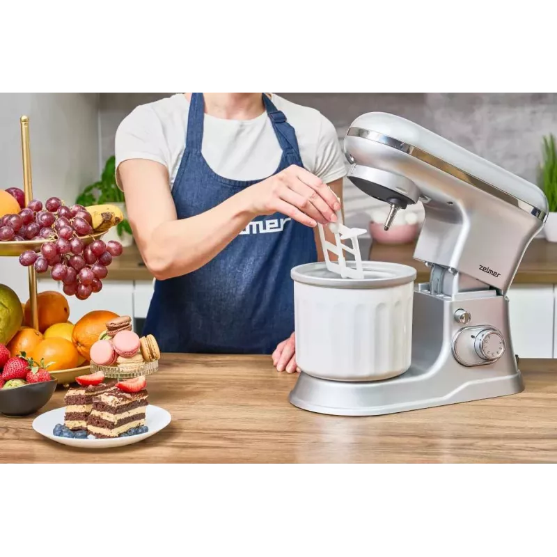 Zelmer ZKR1360 kuchynský robot, 1200 W, misy 4,5 l a 5 l, planétové miešanie, SMART MIX