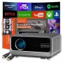 ZENWIRE G60 prenosný Android Google TV projektor Full HD 4K 39000 lumenov WiFi Smart