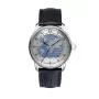 Zeppelin Friedrichshafen 85963 automatické hodinky, 42mm, čierny ciferník, kožený remienok