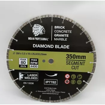 ZOYA diamantový kotúč 350 mm segmentovaný Turbo Cut Indian Professional