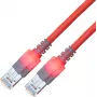 ZVK GmbH EasyLan DualBoot LED CAT 6 SFTP patch kábel, RJ-45 konektor samec na RJ-45 konektor samec, 7 m, červený CS1ORCDCD0070