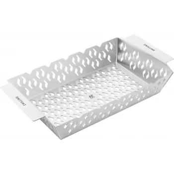 ZWILLING BBQ+ BBQ kôš 36x20 cm nerezový grilovací kôš s rukoväťami