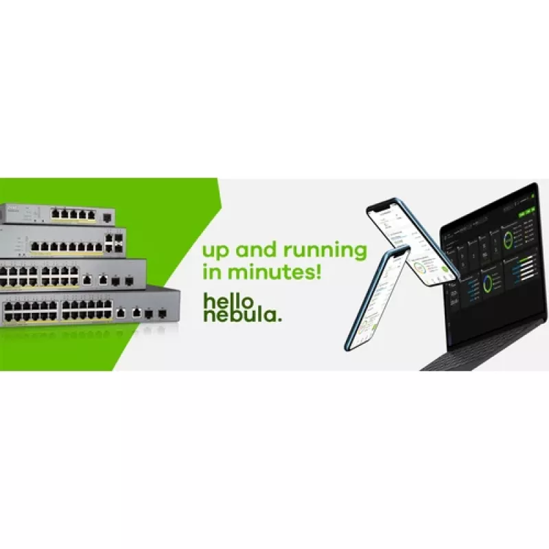 ZyXEL GS1350-18HP-EU0101F smart managed gigabitový PoE+ switch so 16 PoE+ portami a 2 SFP uplinkami, 250W budget
