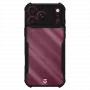 Tactical Quantum Stealth puzdro pre iPhone 17 Pro Max / 18 Pro Max, transparentná/čierna