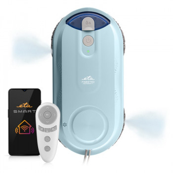 ETA Finestro Smart ETA632990000 robot na čistenie okien, 5000 Pa, svetlomodrý