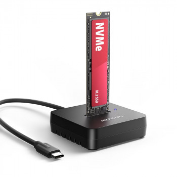 AXAGON ADSA-M2C11L M.2-NVMe-SSD dok, USB-C 10Gbps