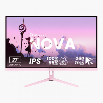Arozzi Nova AZ-NO-27T2K260-PNK 27-palcový IPS QHD 260 Hz monitor, ružová