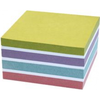 Kores recyklované samolepiace kocky Recycling Pastell poznámky 75 x 75 mm, 450 listov, recyklovaný papier, bezpečná priľnavosť, 1 kocka N47463