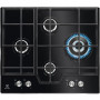 Electrolux KGG6456K 60 cm vstavaná plynová varná doska so 4 horákmi, čierne sklo