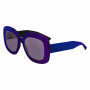 Karl Lagerfeld dámske KL6165S-500 cat-eye slnečné okuliare, fialový rám, sivé gradientové sklá, 53mm