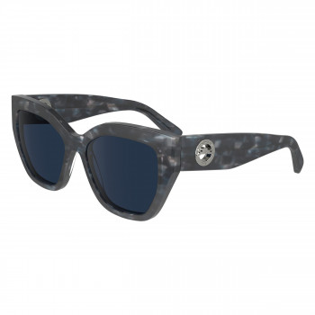 Longchamp LO741S-406 dámske slnečné okuliare, havannový rám, hnedé gradientové sklá, 55mm