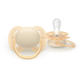 Philips Avent Ultra Soft cumlík 0-6 mesiacov, balenie 2 ks, neutrálny