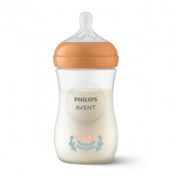 Philips AVENT Natural Response dojčenská fľaša 260 ml so stredne prietokovým cumlíkom, 1M+