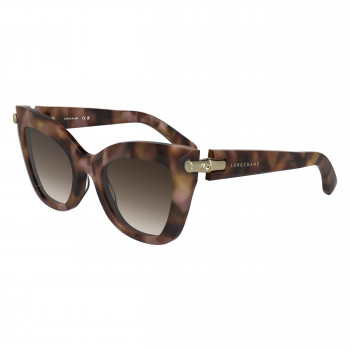 Longchamp LO775S-690 dámske slnečné okuliare, havannový rám, hnedé gradientové sklá, 50mm