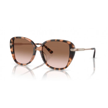 Michael Kors dámske MK2185BU34491 Cat-Eye slnečné okuliare, tmavohnedý škrupinový rám, hnedé gradientové šošovky, 56/17/140 mm