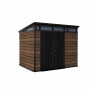 KETER Záhradný domček Deco Pent 9x7 orechový