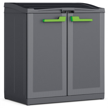 KETER systém na triedenie odpadu Split Basic 110L recyklačný systém 68x39x85cm tmavosivá/čierna