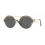 Versace dámske VE21841252876 pilotné slnečné okuliare bledozlatá sivý gradient 61mm