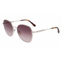 Lacoste dámske L257S-712 hranaté slnečné okuliare, rám Havana, hnedé sklá, 56mm