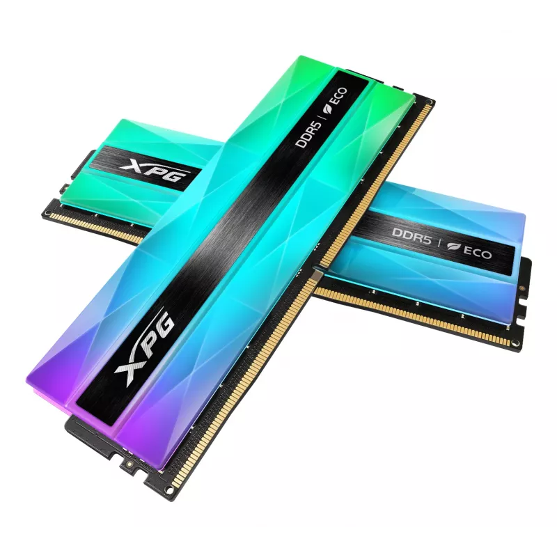 DIMM 32 GB DDR5-6400 (2x 16 GB) Dual-Kit, operačná pamäť strieborná, AX5U6400C3216G-DCLANRSG, Lancer Neon RGB, INTEL XMP, AMD EXPO