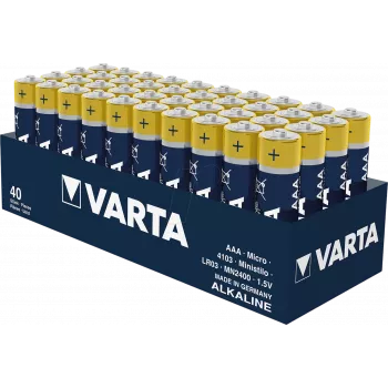 Varta Longlife Power alkalická jednorazová batéria AAA 1,5 V, balenie 40 ks