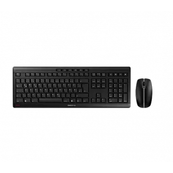 CHERRY Stream Desktop Klávesnica myš vrátane RF Wireless belgická čierna