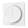 MOES ZS-SY-EUD Zigbee nástenný stmievač s dotykovým ovládaním, biela, vyžaduje nulový vodič