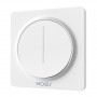 MOES ZS-SY-EUD Zigbee nástenný stmievač s dotykovým ovládaním, biela, vyžaduje nulový vodič